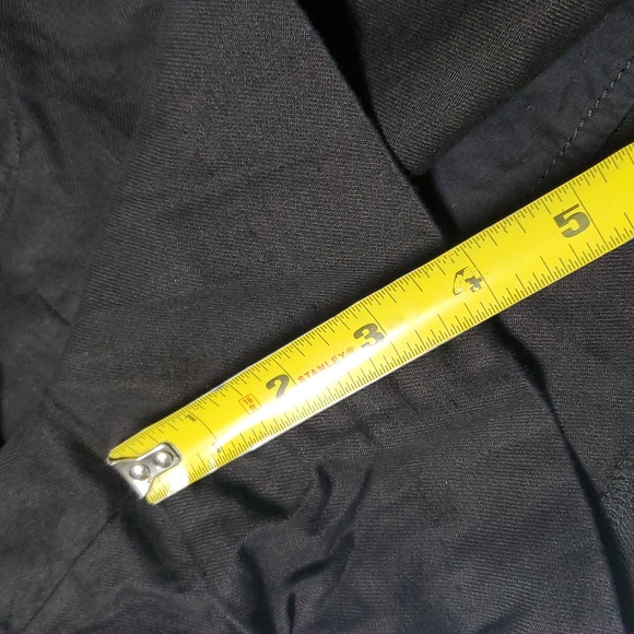 EVEREVE Layla Stretch Linen Skort Size 27 Black Preppy Minimalist Closet Staple - Picture 13 of 14